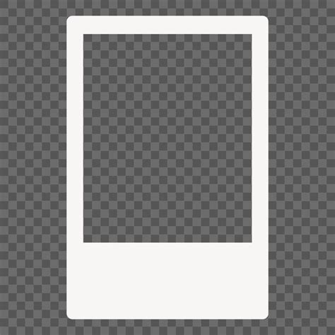 Download premium png of Png instant photo frame, transparent design ...
