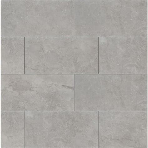 Ansello Grey 12 in. x 24 in. Matte Ceramic Floor and | Ubuy India