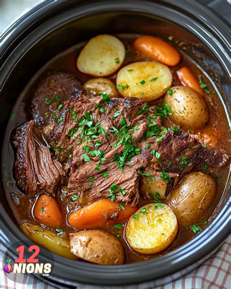 Crock Pot Roast with Potatoes and Carrots
