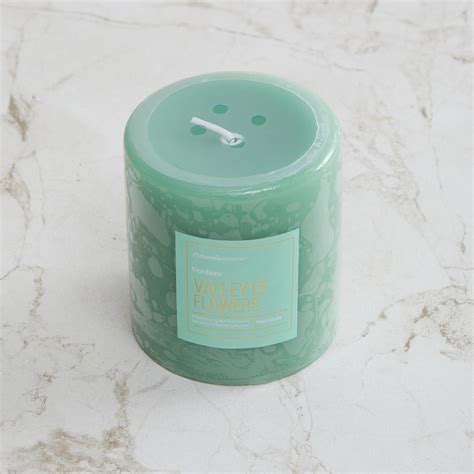 Buy Redolence Verdure Scented Pillar Candle from Home Centre at just ...