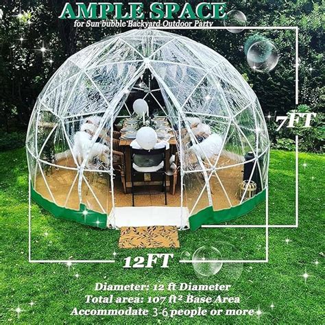 UERBNI Garden Dome Igloo Bubble Tent House Outdoor 12 FT, India | Ubuy
