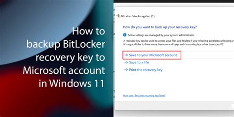 Image result for Backup BitLocker Recovery Key