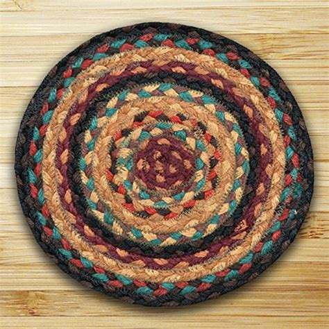 Buy Earth Rugs MS-368 Round Swatch, 10 x 10", Russet/Butternut Squash ...