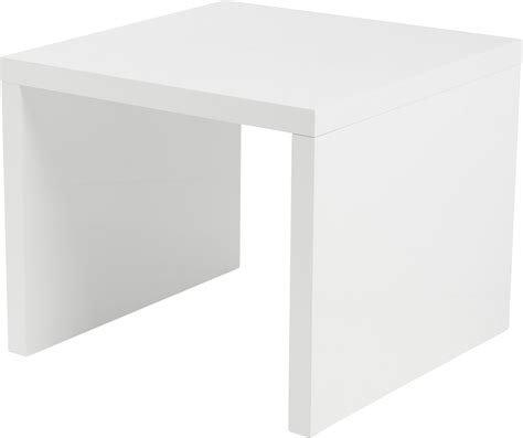Maddison Side Table - White | Value City Furniture