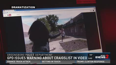 Greensboro Police Video Warns Of Craigslist Transaction Dangers ...