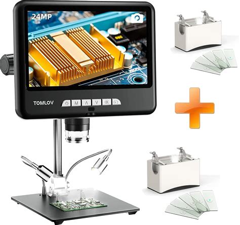 TOMLOV DM402 Pro 2K Digital Microscope 1200x 2 Set India | Ubuy