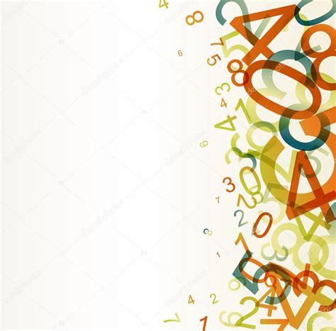 Numbers Background 的图像结果