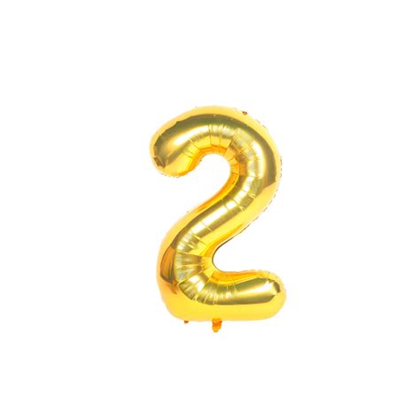 Foil/Helium 16” Balloon Number 2 for Age – gyftzee