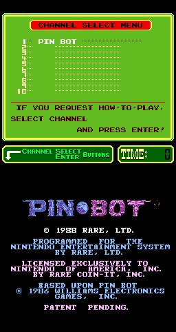 [mdk] PinBot (PlayChoice-10) download for mame 0.285