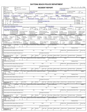 Fillable Online codb DAYTONA BEACH POLICE DEPARTMENT Hate Crime Gang ...