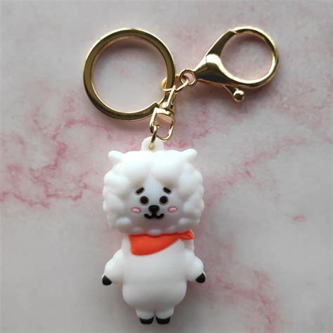 BTS BT21 RJ Keychain | Kpop Keychain | Silicone 3D