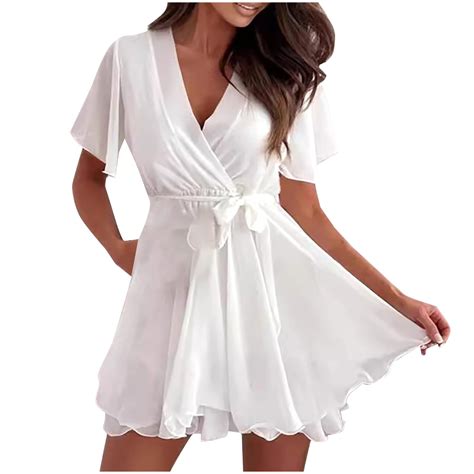 Swimsuit Cover Ups for Women Short Sleeve Bathing Suit Coverups Casual ...