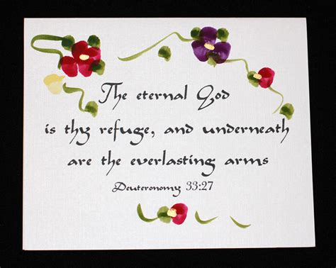 Eternal God (Deut 33:27) – 10 Cards – Cards By Christine
