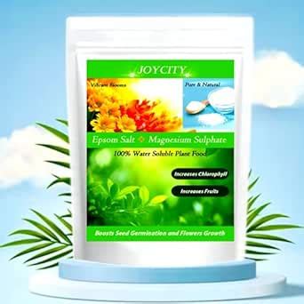 Joycity Epsom Salt for Plants Growth - 4Kg | Magnesium Sulphate Organic ...