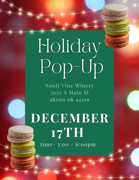 Holiday Macaron PopUp, Nauti Vine Winery, Uniontown, 17 December 2023 ...