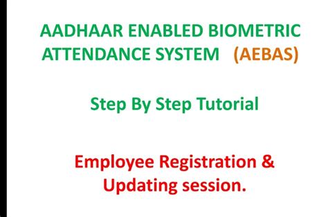 How to install Biometric - Employees Registration step by step guide