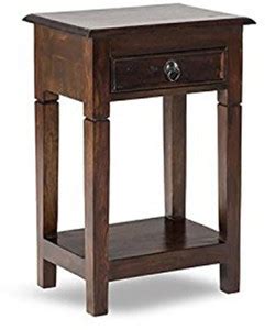 Suncrown Furniture Sheesham Wood Solid Wood Bedside Table Price in ...
