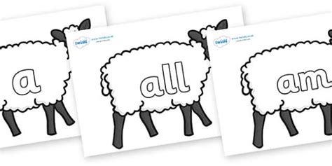 Foundation Stage 2 Keywords on Sheep (teacher made) - Twinkl