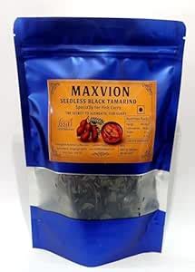 MAXVION Hand-Deseeded Seedless Black Tamarind 1kg | Premium Traditional ...