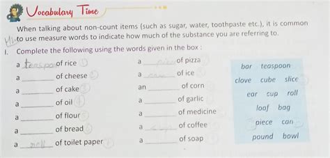 Complete the following using the words given in the box - Brainly.in