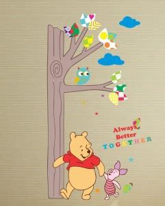 STICKER STUDIO 63 cm Sticker Studio"Pooh and piglet"Wall Sticker ...