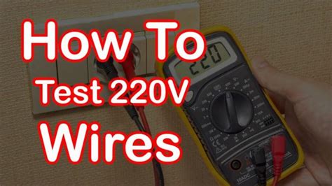 Image result for How to Test 220 Plug with Multimeter