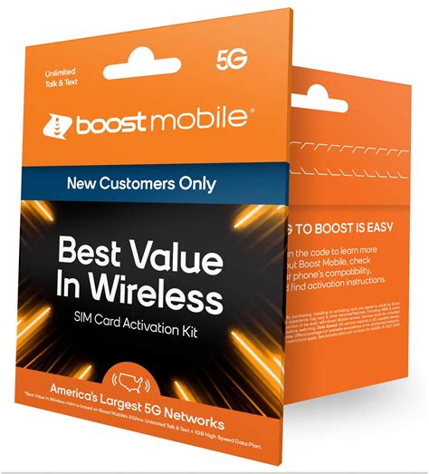 Amazon.com: Boost Mobile Prepaid SIM Card | Unlimited Talk & Text ...