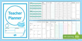 Teacher Planner Academic Year 2024-2025 (teacher made)