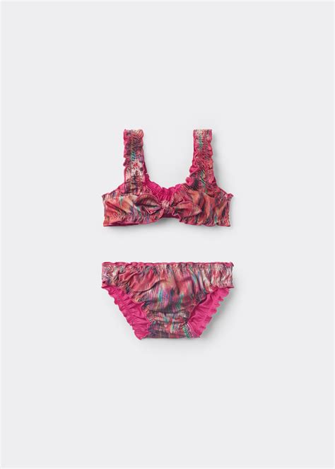 Girls' Two-Piece Swimsuit Multicolor Ethnic - Calzedonia