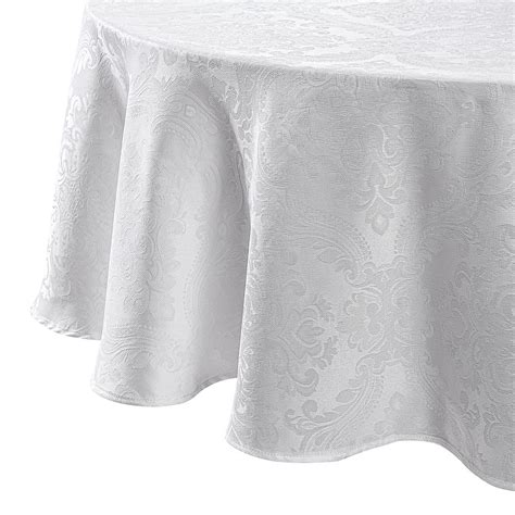 Elrene Home Fashions Caiden Elegance Damask 60"x84" Oval Tablecloth