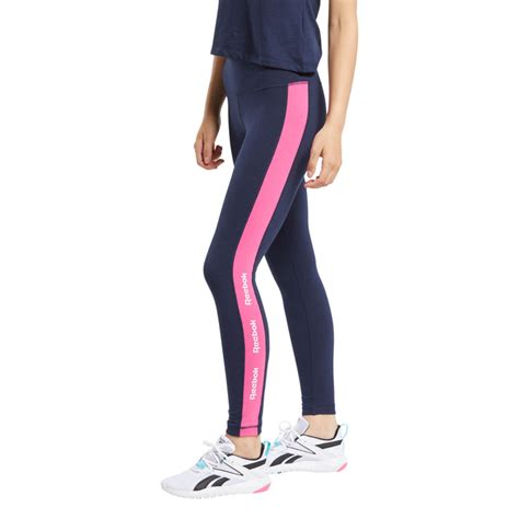 Buy Reebok Te Linear Logo Ct Legging Navy Training Tights Online