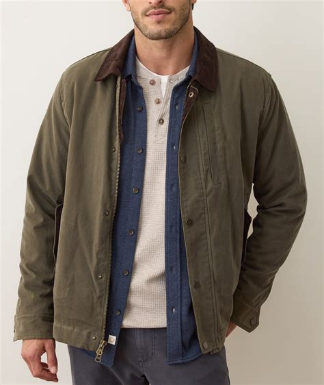 Weston Wax Canvas Barn Jacket – Marine Layer