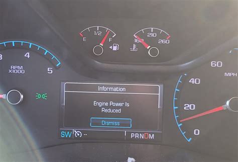 Engine Power Reduced Chevy