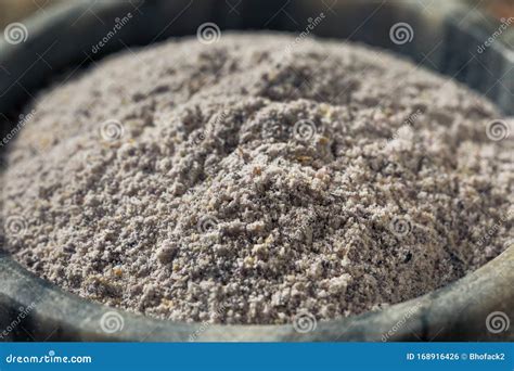 Raw Blue Organic Cornmeal stock photo. Image of cornmeal - 168916426