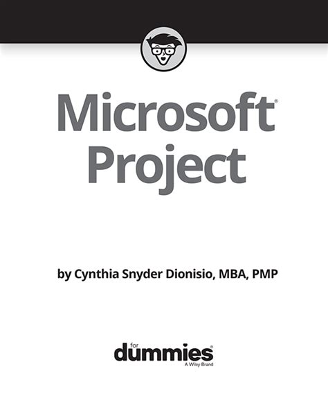 Image result for Microsoft Project Book for Dummies