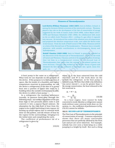 Thermodynamics - NCERT Book of Class 11 Physics Part II