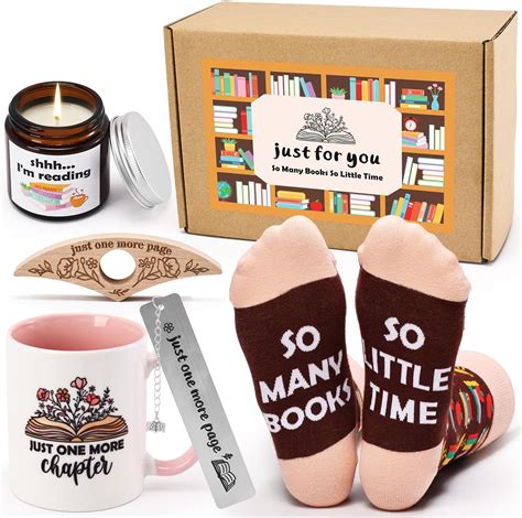 Amazon.com: Tuitessine Book Lovers Gifts for Women Teacher Appreciation ...
