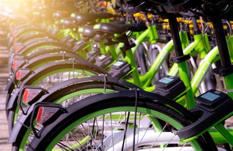 Premium Photo | Bicycle sharing systems. bicycle for rent business ...