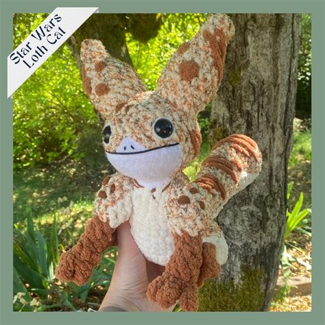 Murley Loth Cat | 10” Tall | Handmade Crochet Stuffed Space Kitty ...