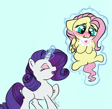 Rarity and Fluttershy by Flutterbug18 on DeviantArt
