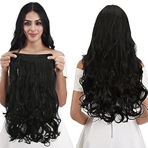 STYLE SOUL 5 Clips 24 Inch Wavy/Curly Hair Extensions For Women and ...