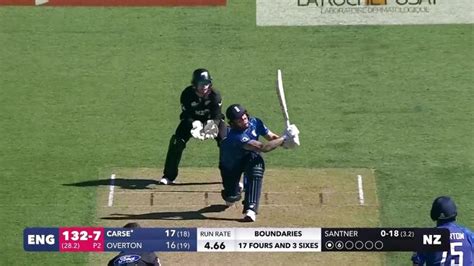 Watch Six! Carse Dominates Santner With Two Massive Hits video online ...