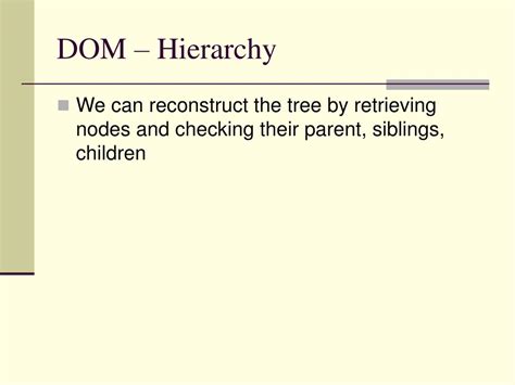 DOM Hierarchy JavaScript 的图像结果