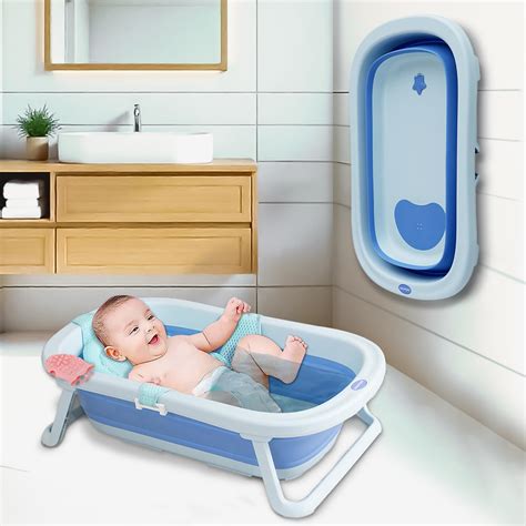 Buy Skip Hop Moby Bathtub with Sling, Blue Online at Low Prices in ...
