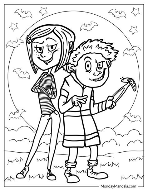 20 Coraline Coloring Pages (Free PDF Printables)