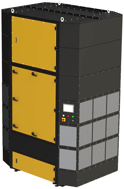 Stationary air-filtration plant for welding fumes or suspended dust
