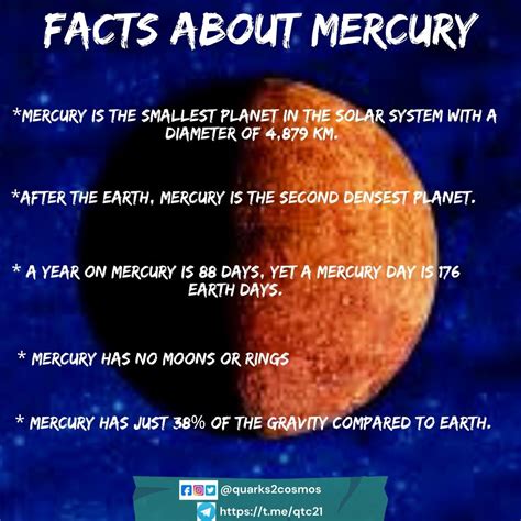 Mercury Facts 55 Interesting Facts About Mercury The Fact File