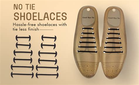 Lify No tie shoelaces for dress shoes silicone elastic shoe strings, No ...
