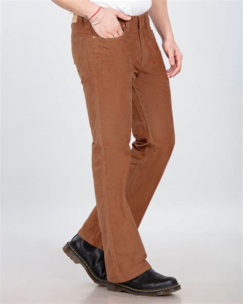 Custom-made Almond Stretch Corduroy - Bootcut Jeans for Any size | Enim ...