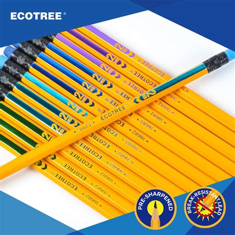 Snapklik.com : Pencils #2 Wood-Cased HB Pencils, Pre-sharpened Number 2 Pencils For Office ...